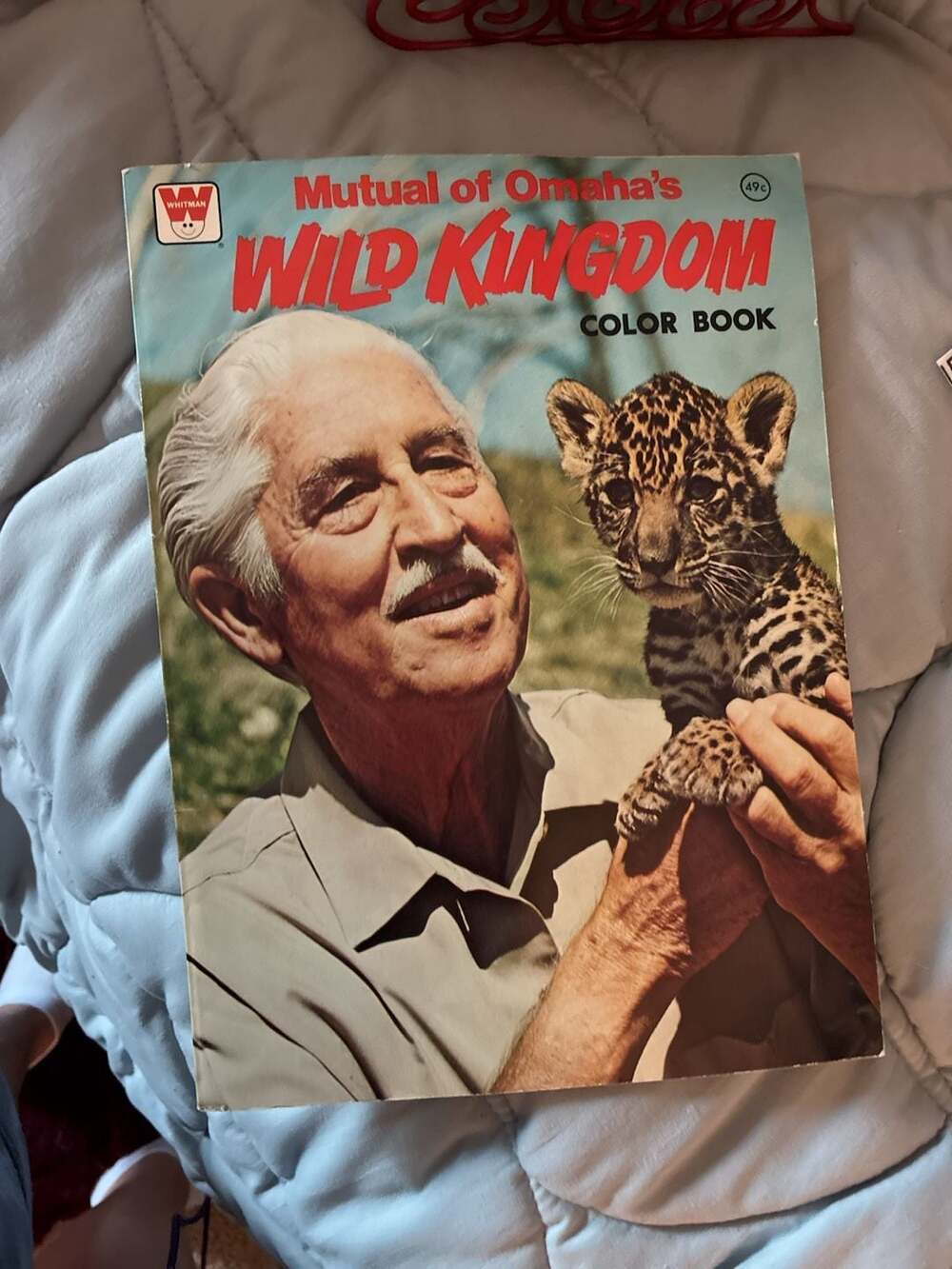 Vintage 1976 Mutual of Omaha's Wild Kingdom Color Book by Whitman A684